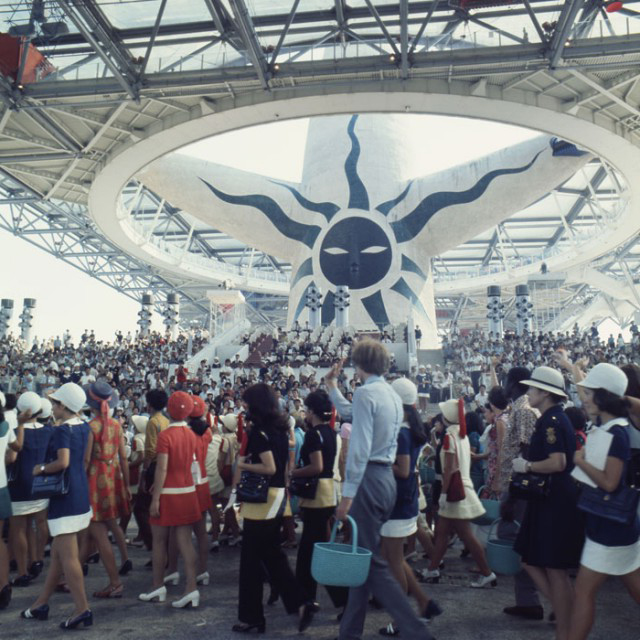太陽塔和大阪世博會1970年