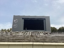 万博記念競技場大型ビジョン設備外改修工事3