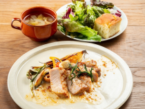 豚ロースのグリルローズマリーバター