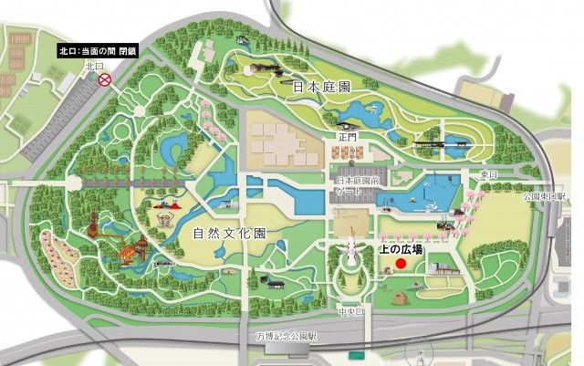 上の広場MAP